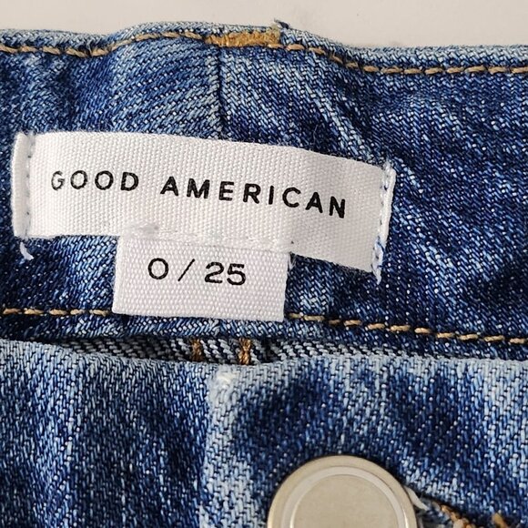 2/$50 Good American Good Classic Jeans Size 0 - Picture 4 of 7